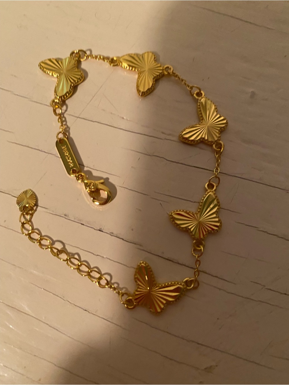 Gold Butterfly Bracelet